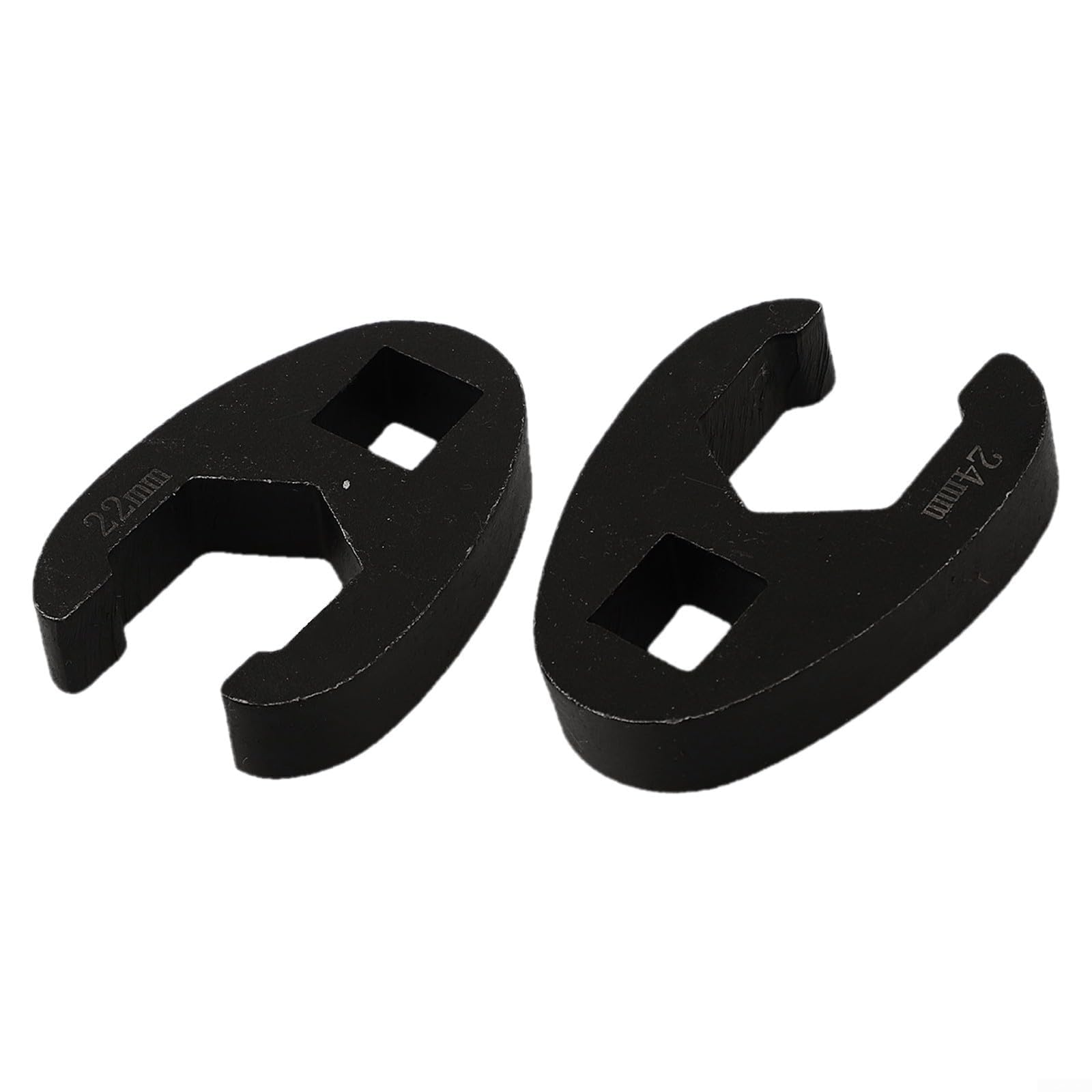 Juego de llaves de pata de gallo resistentes, 15 llaves métricas de tuerca acampanada de 8 a 24 mm, llaves de extremo abierto con trinquete de 3/8 y 1/2, kit de herramientas profesionales para