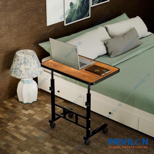 Image of Multi-Purpose Laptop Table, Study Table| Heavy Duty Bed Table| Adjustable for Height, Portable for Office, Work Form Home | DIY Table, Easy to Asembl