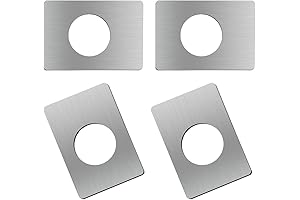 4-Piece Door Lock Repair Plates: Reinforce, Protect, and Enhance Interior Doors