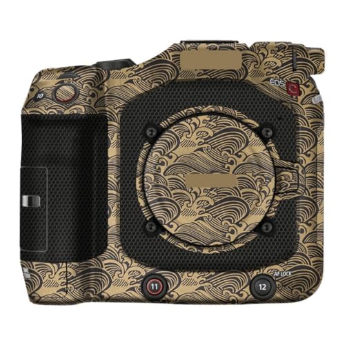 Autocollant Canon EOS C80 de protection anti-rayures premium doré pour boîtier de caméra