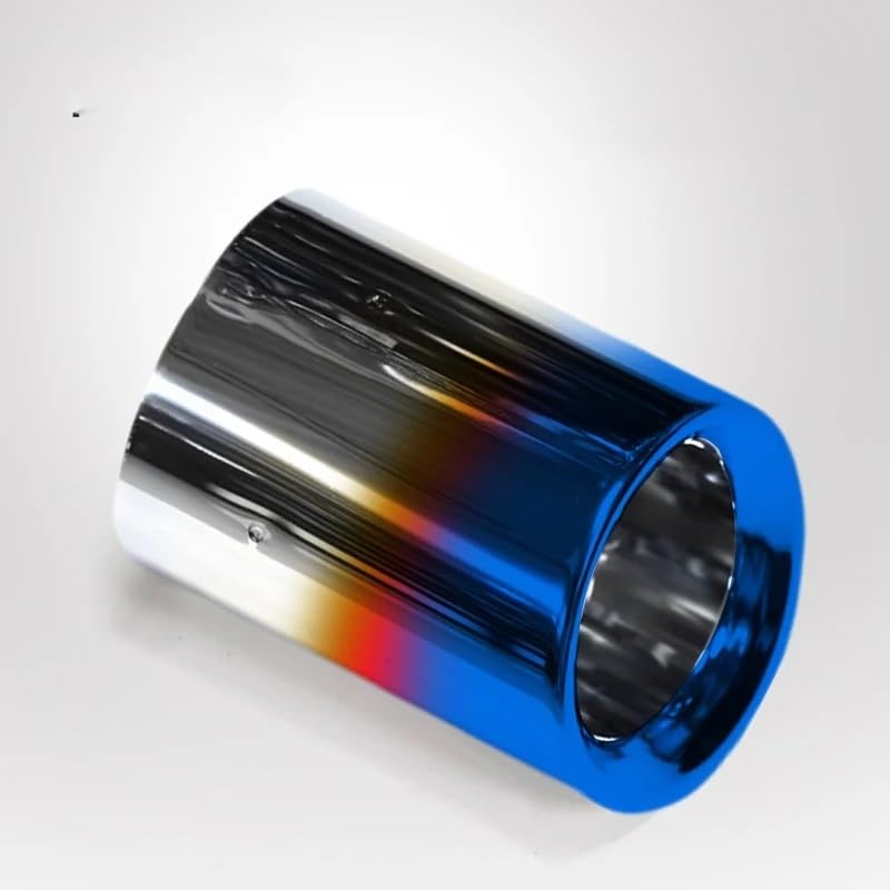 Embout échappement BMW X3 G01 X4 G02 en acier bleu design sport