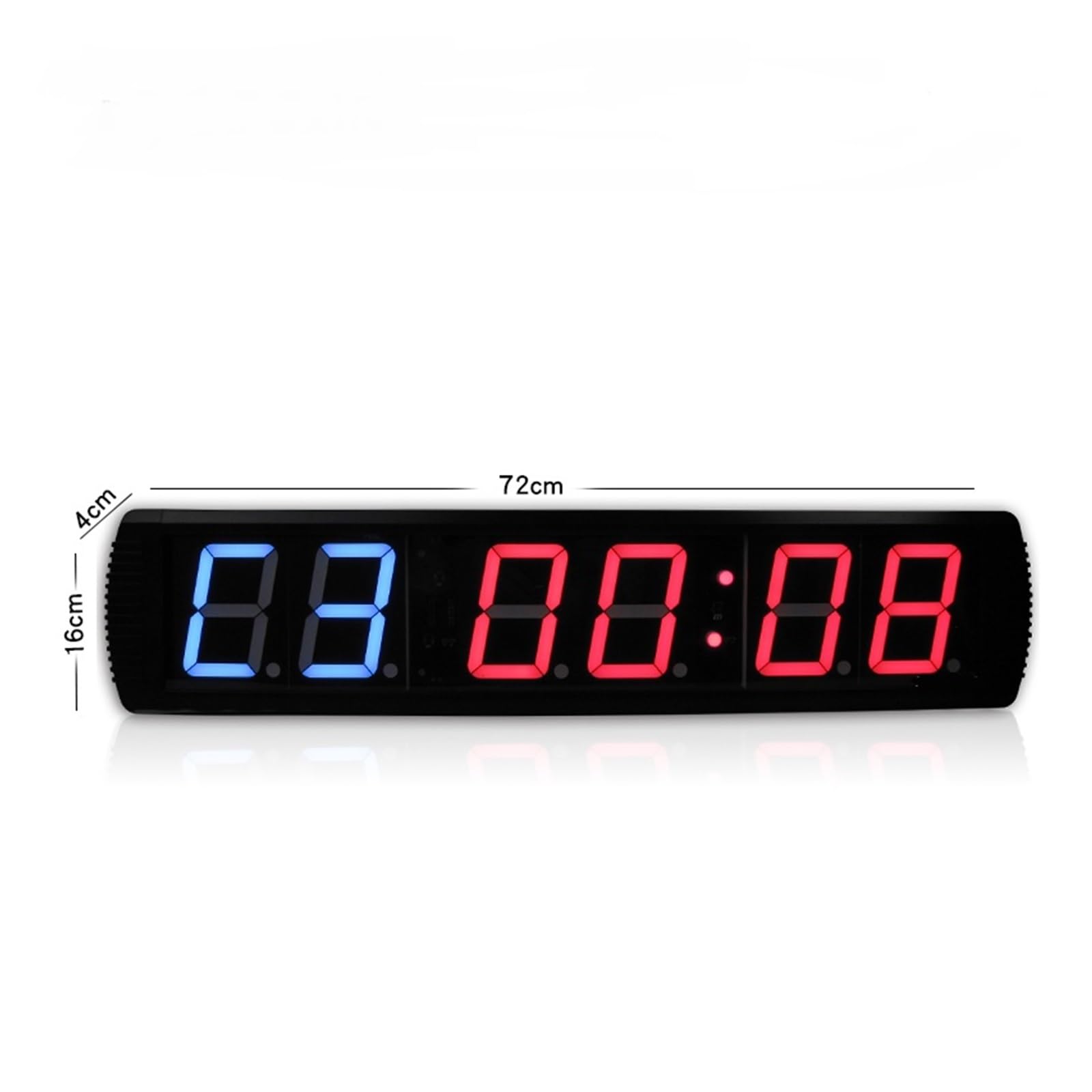 Timer palestra, Cronometro con conto alla rovescia for timer a intervalli programmabili da 4 pollici for palestra indoor Fitness Sport(Blue-remote control)