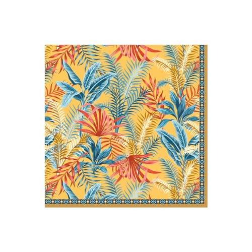 Paper Napkins 33 x 33 cm, Yellow