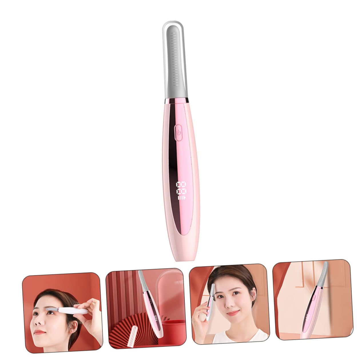 DOITOOL 3stücke Beheizter Wimpernformer Elektrische Wimpernzange Für Langanhaltendes Natürliches Wimpernbiegen Für Make-up-profis Und Alltägliche Anwendungen Wiederaufladbar Und