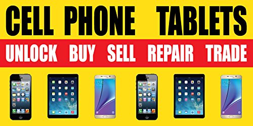 Cell Phone Repair Vinyl Banner - Grommets - 13oz (4'x8')