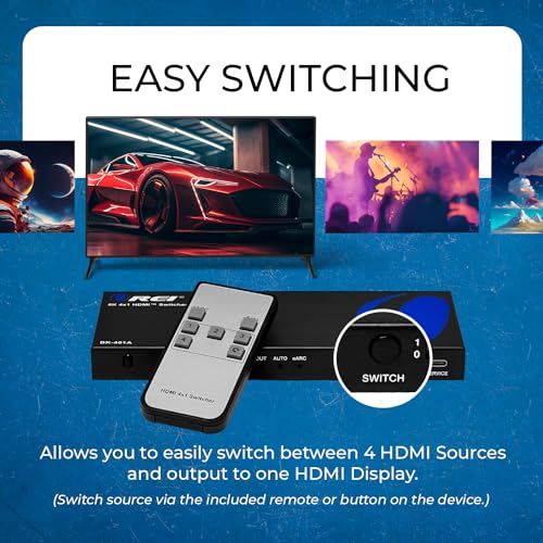 Orei BK-401ARC 8K Earc Hdmi 2.1 Switch 4X1 thumb #6