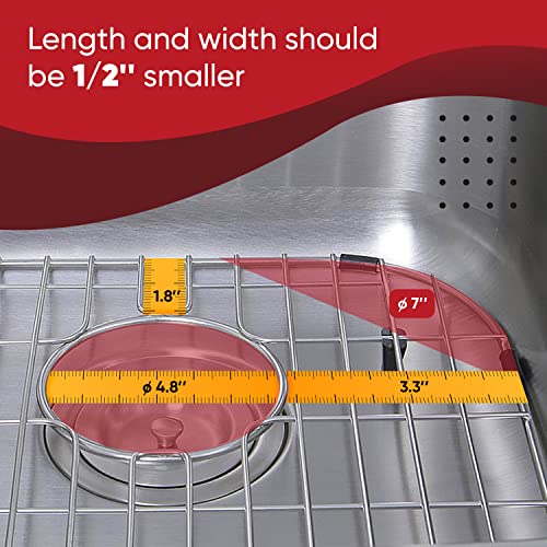 Protector para Fregadero de Cocina de Acero Inoxidable 11.26 x 14.5 Inch miniatura 4