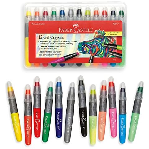 Gel Crayons,12 Colors Cover