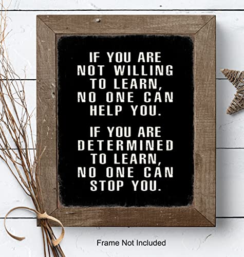 Yellowbird Art & Design Motivational Wall Art 11X14 - Office Wall Art - Classroom Motivational Poster thumb #6