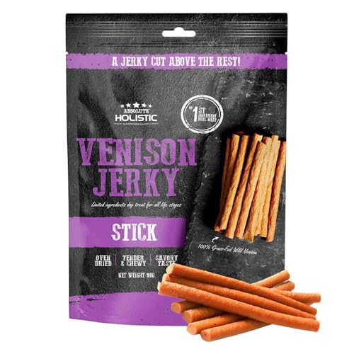 Absolute Holistic Venison Stick Grain Free Dog Treats 100g