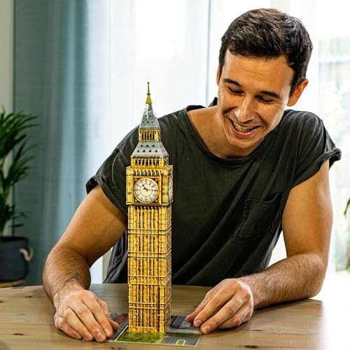 Ravensburger 3D Puzzle 12588 - Big Ben Night Edition - Das Wahrzeichen aus London, offiziell Elizabeth Tower… – Ansicht 5