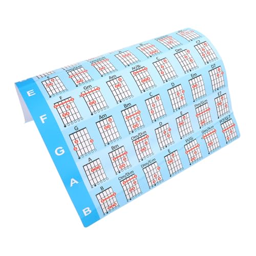 Abaodam Guitar Fretboard Chart Guitar Chord Practice Chart for Wall Guitar Learning Chord Chart