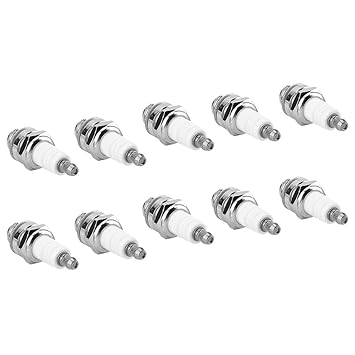 Chainsaw Spark Plug, Trimmer Accessories 10Pcs Spark Plugs Spark Plugs, Brush Cutters for many kinds of Trimmers