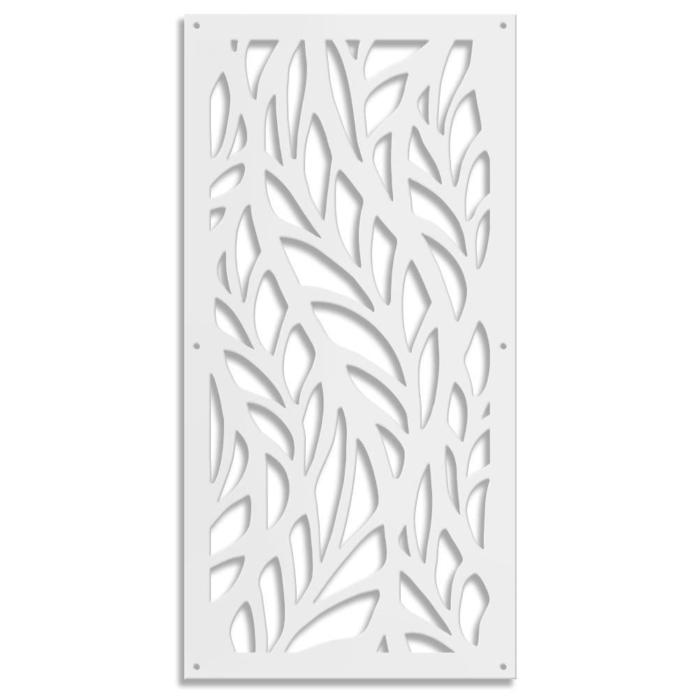 Pannello Traforato d'arredo Modello Alga - Pannello Traforato in PVC - Parasole - Spessore 1cm 47X94 CM