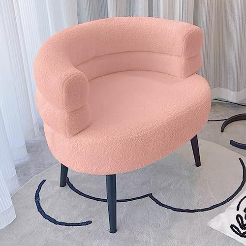 ソファ 一人掛け 一人掛けソファ アームチェア レイジースーザン サンソファ チェア アパート バルコニー シングル レジャーチェア 洗える 小型ソファ リビングルーム 寝室 椅子 (ピンク,ラテックス)