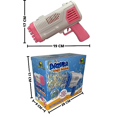 Brinquedo Solta Bolha Sabão Criança Led Rosa