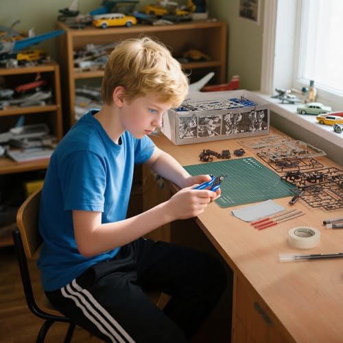 Ensemble d'outils de base portables de 30 pièces pour l'assemblage précis de miniatures - 7