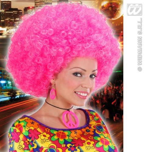 1970s pink wig