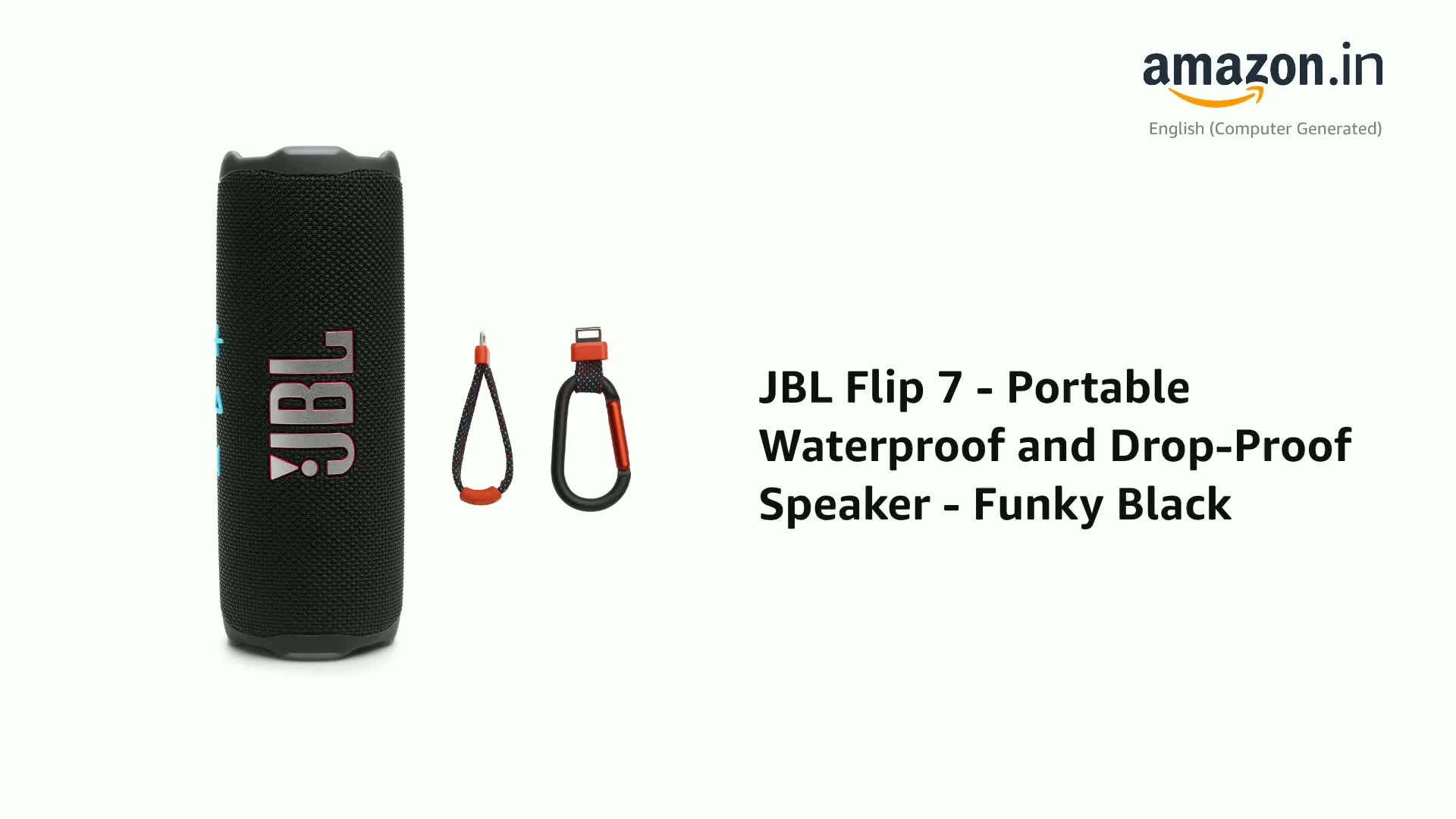 JBL Flip 7 - Portable Waterproof and Drop-Proof Speaker