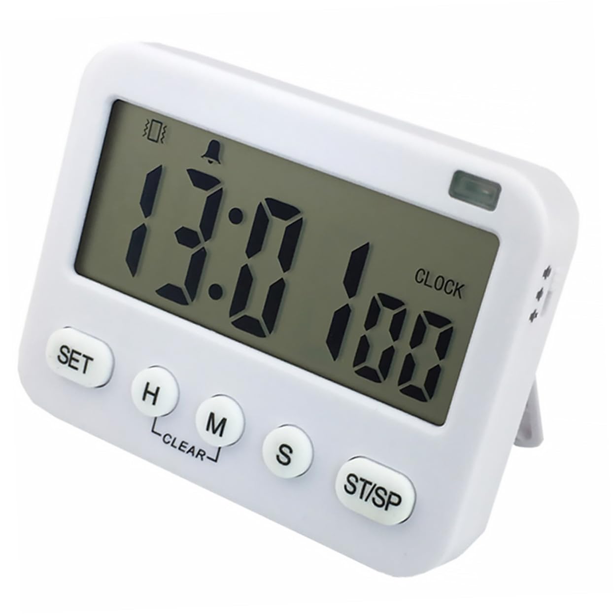 Temporizador de Cocina Digital con Pantalla LED Grande Alarma Silenciosa con Vibración Recordatorio Práctico para Estudiantes y Uso Infantil Modelo Ys