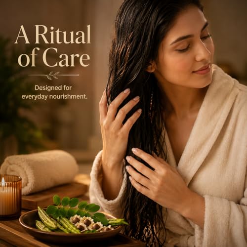 Image of AROMATICO Moringa Oil for Face, Hair and Body, Multipurpose Carrier Oil for Skincare, Scalp Massage, Dry Skin Care and Natural Glow Routine - 200ml