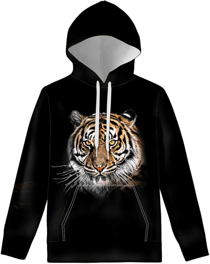 WELLFLYHOM Boys Hoodie Casual Polyester Sweatshirts Child Hooded Shirts Kids Youth Pullover Hoody 6-16 Years: Clothing, Shoes & Jewelry