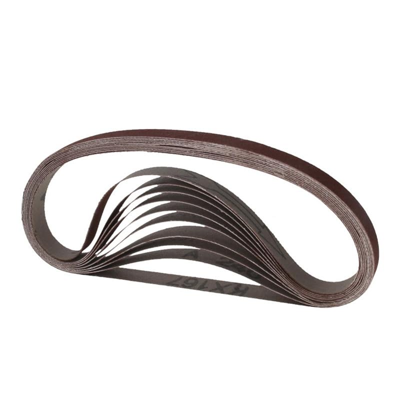 Nastri abrasivi per levigatrice a nastro, 100PC Abrasivo 520 * 20 Accessorio for smerigliatrice Lucidatore for elettroutensile Lucidatura di metalli morbidi in legno(600#)