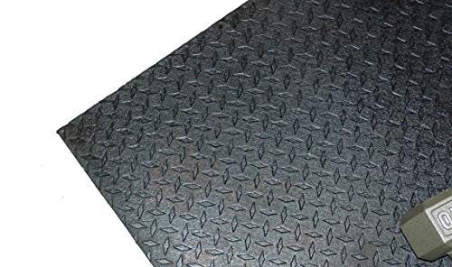 Solid Rubber Gym Mats 4'x6'x3/8
