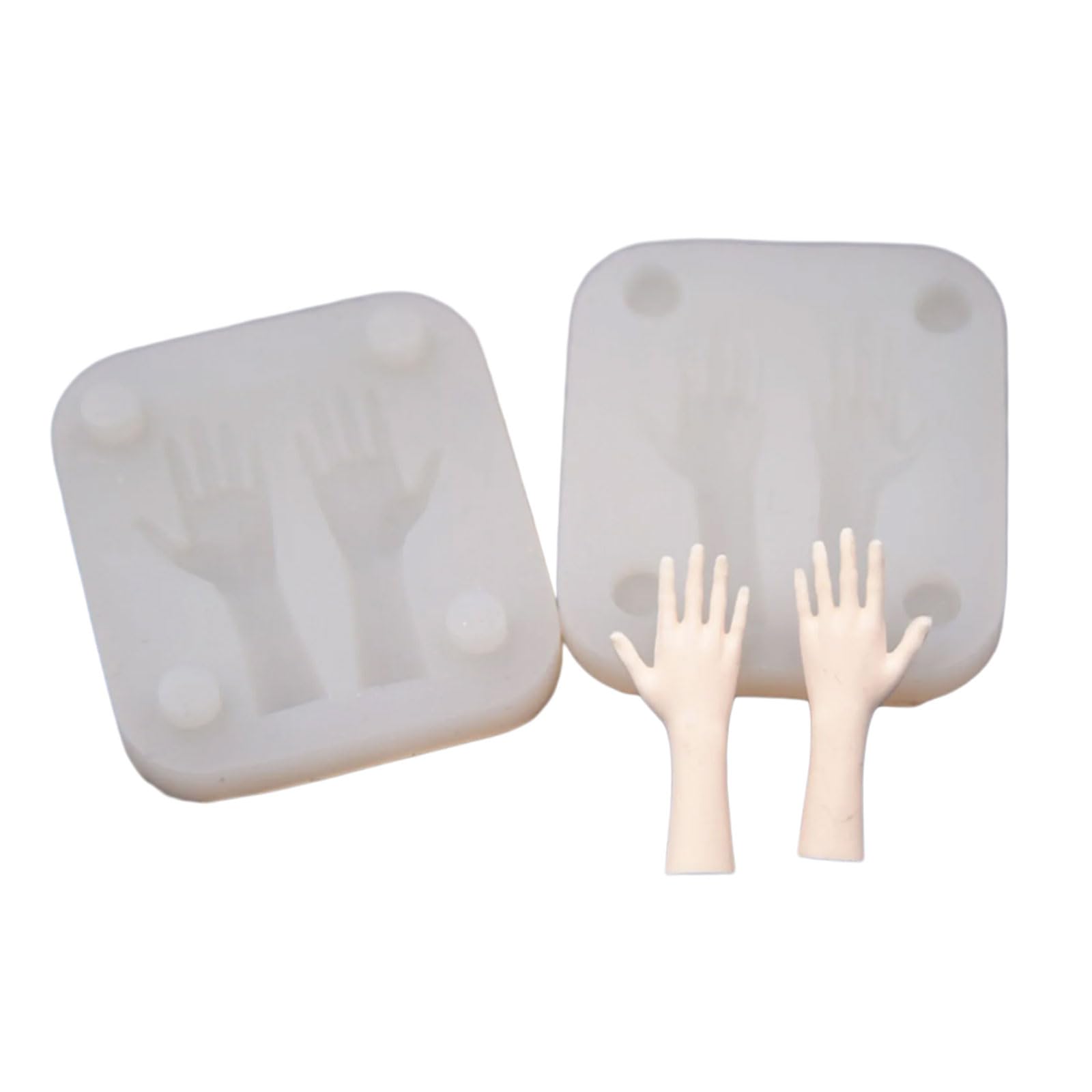 Tsophreniq Palm Castings Silicone Baking Molds Clay Resin for Cake Chocolate Decorations Silicone Cute Resin Baking Castings