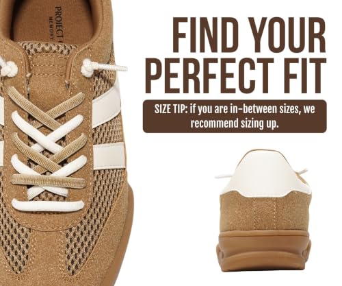 Image of Genuine Leather Slip On Sneakers for Women with Leather Memory Foam Insole | Memory Foam Insole Lightweight Shoes for Women - Womens Fashion Sneakers - Comfortable Women Footwear Everyday Essentials