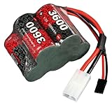 infos NiMH 3600mAh, 3+2 Sub-C Zellen, 1:5 Empfänger Akku