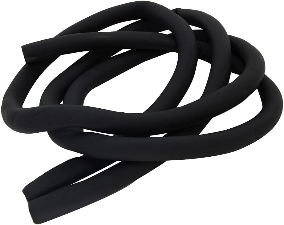 Heyiarbeit Foam Hose 0.98" x 0.35"(IDT) Air Conditioner Heat Insulation Pipe Black 5.9 Foot Length
