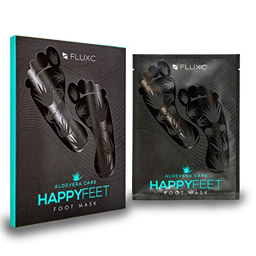 FLUXC® Happyfeet FootMask Voetmasker voor het verwijderen van eelt, met aloë vera, eeltverwijderaar, voetpeeling masker… - Afbeelding 8