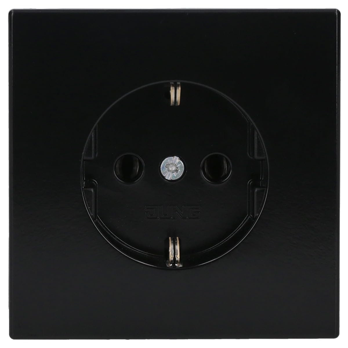 Jung LS 1520 SW Gniazdko Z Zestykiem Ochronnym, 250V, 16A, Czarny