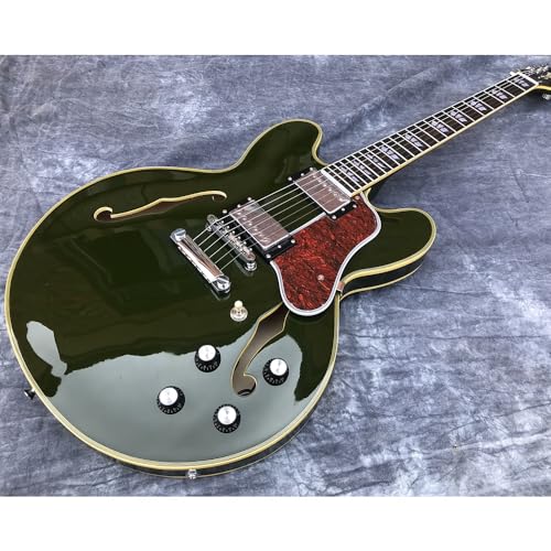 Guitare électrique jazz personnalisée en acajou pour éliminer les bruits