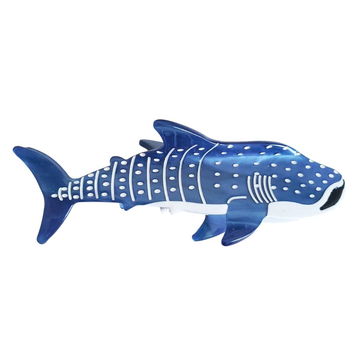 Cute Ocean Whale Shark Hair Clip,Acetate Claw Clips,Hair Clips for Women,Blue