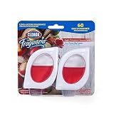 Clorox Fraganzia Small Rooms Air Freshener, Apple Cinnamon - Peel & Place, No-Plug, Battery-Free for Closets, Laundry Room, Entry Way, Bathroom, Locker, 0.25 Fl Oz Each, 2 Count