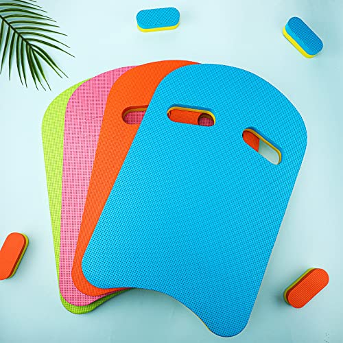 6 Pieces Swimming Training Kickboard Eva Foam Swim Kick Board With Removable Handle U Design Colorful Swimming Exercise Accessories Swim Board Aid Equipment For Kids Adult Pool Beach Swimming Training #TOP6