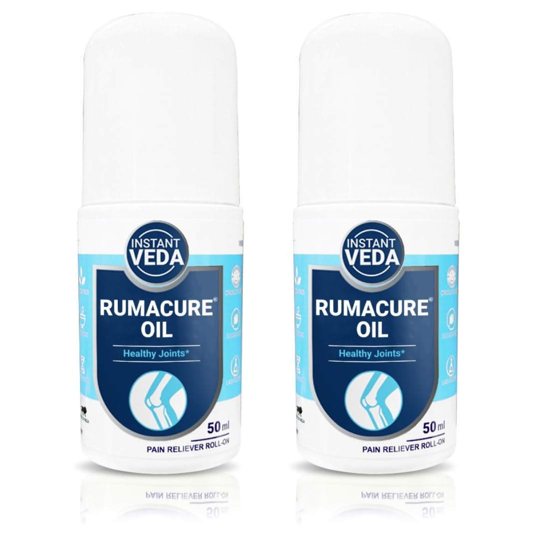 Instant Veda Rumacure Ayurvedic Roll On Oil For Joint Pain Relief Oil Pack of 2-picture-15