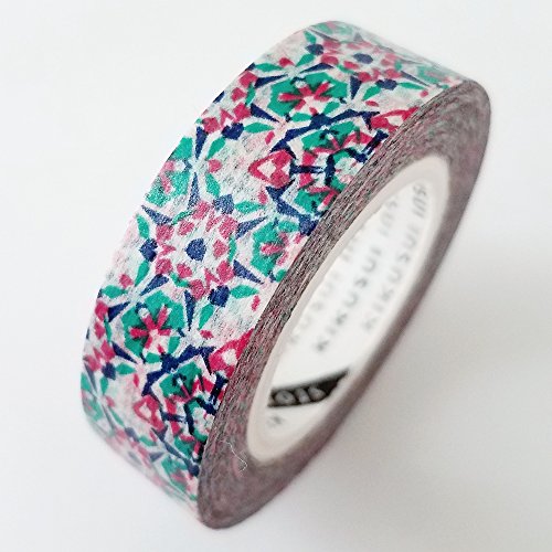 Kikusui Washi Paper Masking Tape/Splendid Childhood Series/Song Of Spring/Song Of Fall/Leaf & Worm (Song Of Fall) #TOP1