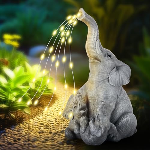 VOFSTAND Solar Garden Decor Statue...