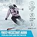 Wildhorn Alta Wireless Bluetooth, Drop-in Headphones - HD Speakers Compatible Any Audio Ready Ski/Snowboard Helmet Headphones. Glove Friendly Controls, Microphone for Hands-Free Calls
