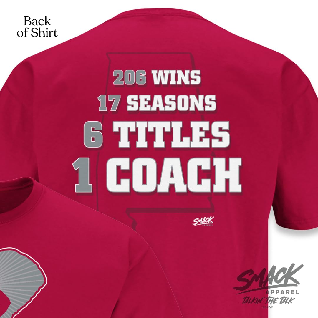 SMACK APPAREL TALKIN' THE TALK Legend T-Shirt für Alabama College Fans (SM-5XL)
