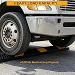 72" Rubber Parking Curb 2 Pack, Garage Wheel Stoppers - Image 5