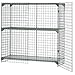 Global Industrial Commercial 1-Tier 2 Door Wire Mesh Security Locker, 36