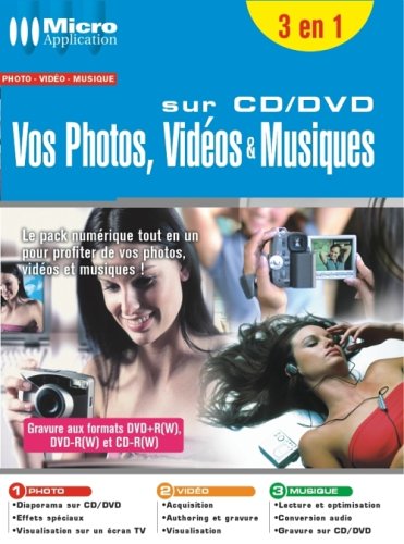 Vos Photos, Vidéos & Musiques sur CD/DVD