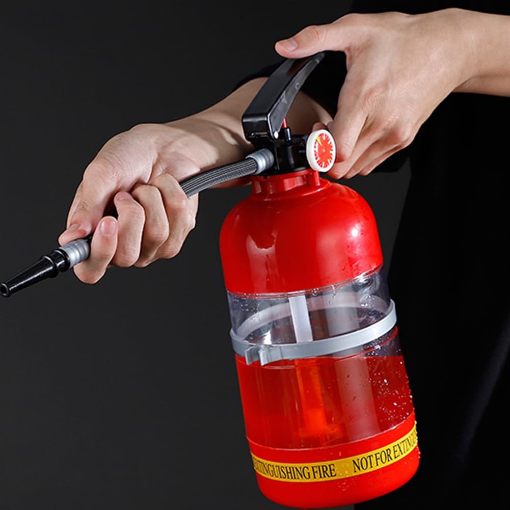 2L Bierspender Biertower, Feuerlöscher Form Getränkespender mit Zapfhahn, Whisky-Weinausgießer, Party Wasserspender, Weinpumpe, für Bierautomaten und Getränkefass-Weinabscheider