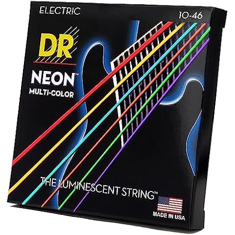 DR Strings HI-DEF NEON™ Multi-Colour Electric Guitar Strings Cover