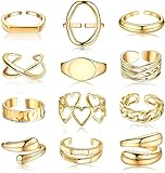 【Anello per Donna Uomo 】 - Un ordine ti darà 4 anelli spaventosi di stili diversi. Questi stili includono Luna Anello, Fiore Anello, anello di Stella di stelle. Supera lo stress e aiuta ad alleviare l'ansia. Migliora il tuo umore. Renditi attraente e unico.