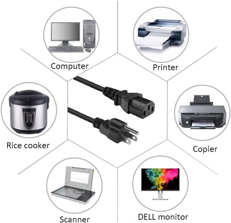 Cable de poder 3 clavijas para olla eléctrica Instant Pot miniatura 5